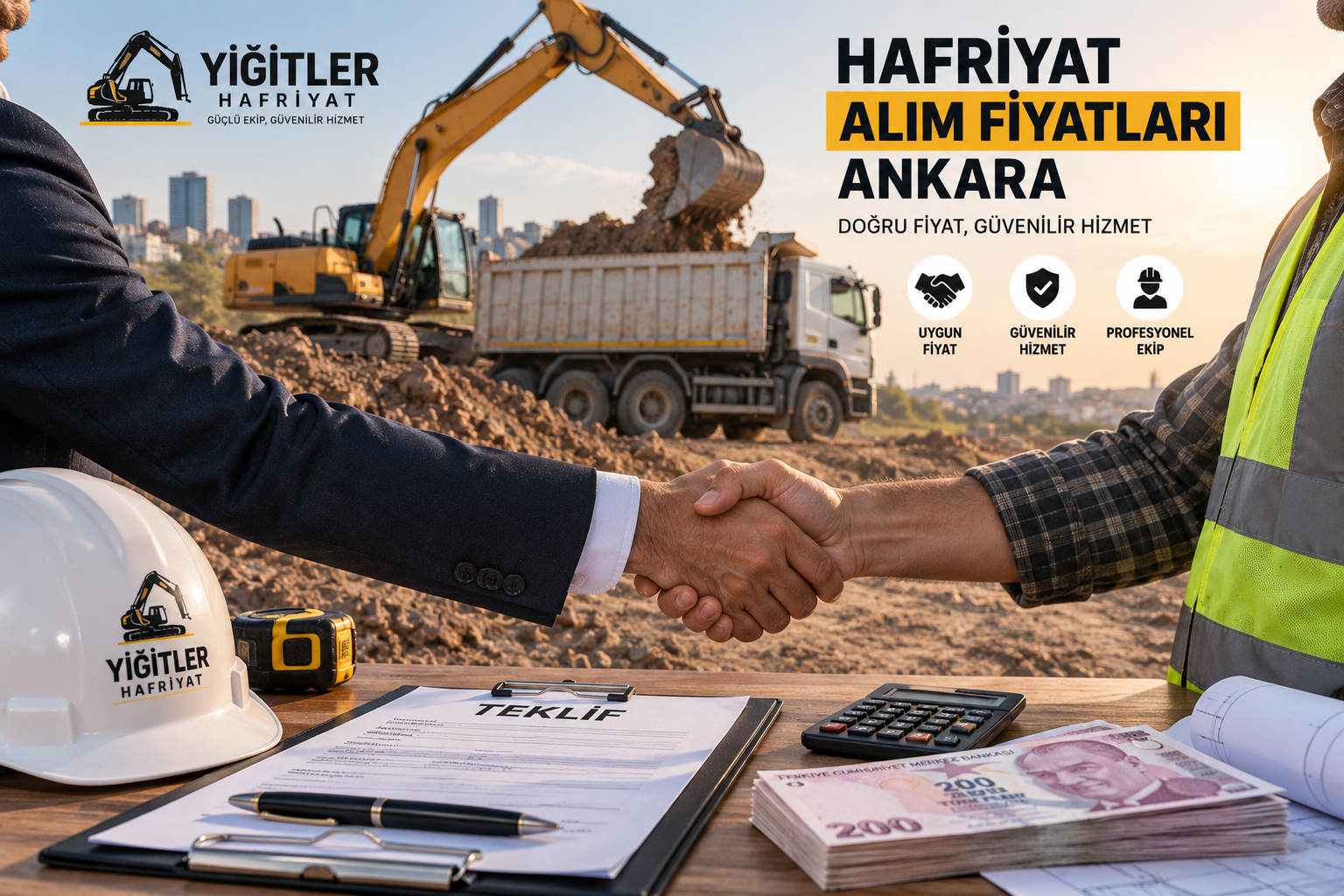Hafriyat Alım Fiyatları Ankara